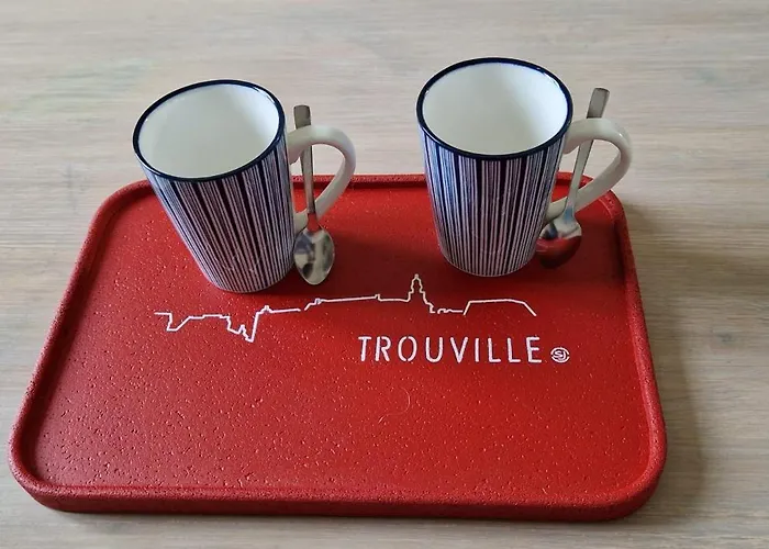 アパート Bel Appartement, 2 Chambres, Parking, Proximite Et Centre トルヴィル＝シュル＝メール